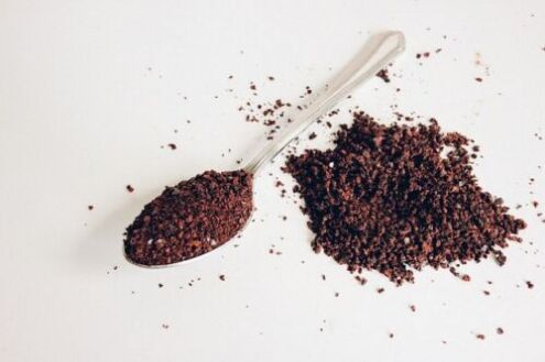 The Origin of Dalgona Coffee, spilled instant coffee