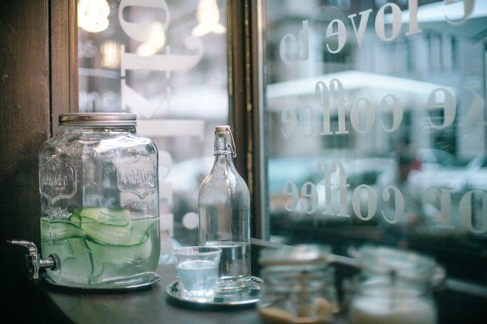 Refreshing Caffeine-Free Drinks Top Picks to Stay Hydrated, a glass jar of infused water on a table