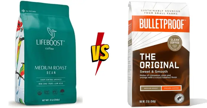 Lifeboost Coffee vs Bulletproof Coffee, comparison, showdown, featured image